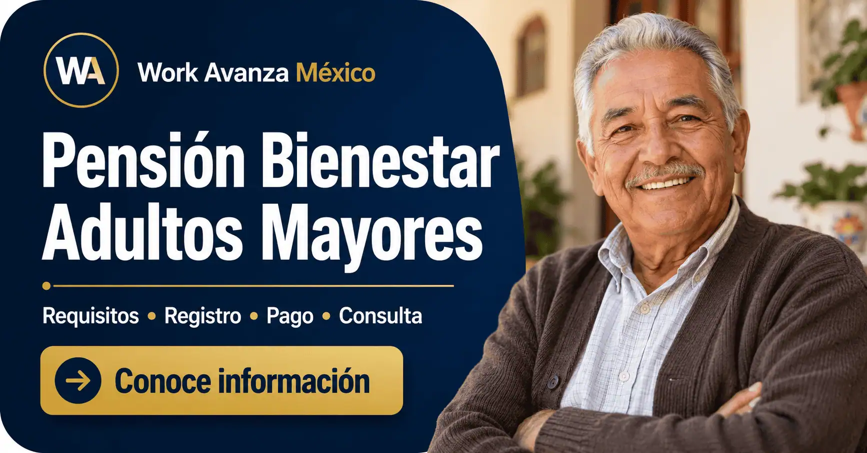 Pensión Bienestar para adultos mayores
